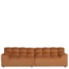Wohnen Sofas<Samt Designcouch in Terracotta - Gracey