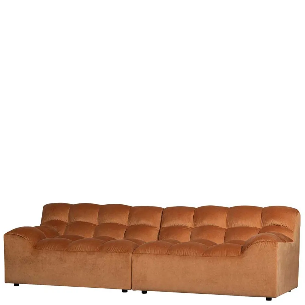 Wohnen Sofas<Samt Designcouch in Terracotta - Gracey