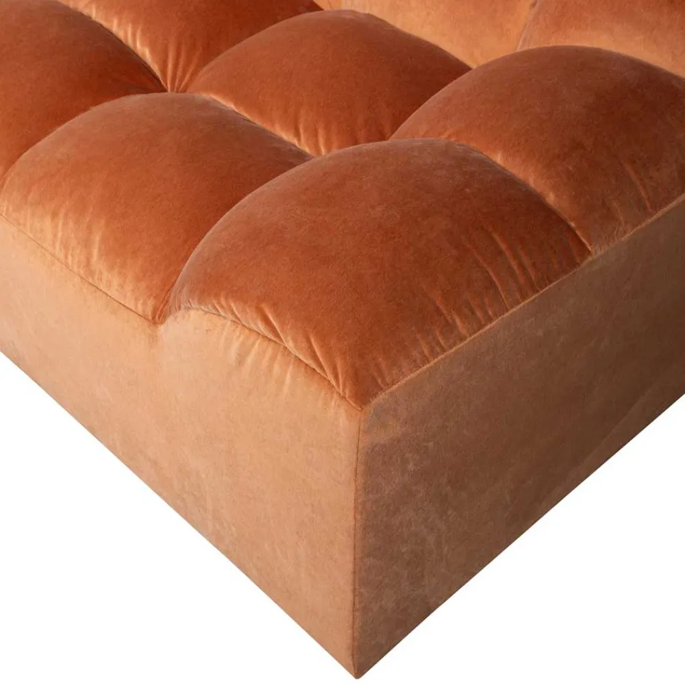 Wohnen Sofas<Samt Designcouch in Terracotta - Gracey