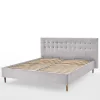 Wohnen Betten<Samt Doppelbett mit Bettkasten - Diadonna