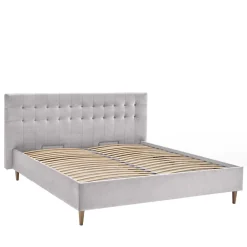 Wohnen Betten<Samt Doppelbett mit Bettkasten - Diadonna