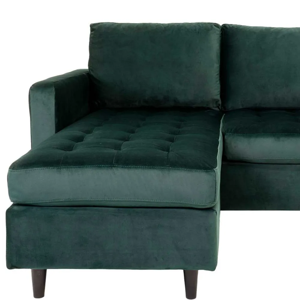 Wohnen Sofas<Samt Ecksofa Schenkel links oder rechts - Ciacoga