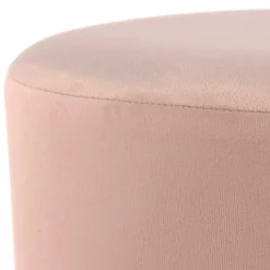 Wohnen Hocker<Samt Hocker in Rosa hell & dunkel mit Gold - Adelaide