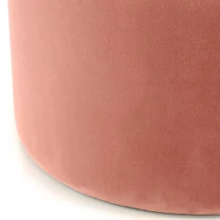 Wohnen Hocker<Samt Hocker in Rosa hell & dunkel mit Gold - Adelaide
