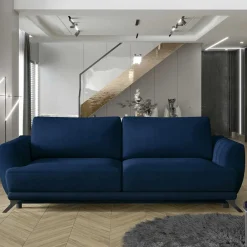 Wohnen Betten|Sofas<Samt Klappcouch mit drei Sitzplätzen - Miller