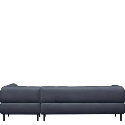 Wohnen Sofas<Samt L-Sofa in Dunkelgrau - Roccoss