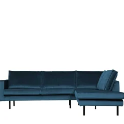 Wohnen Sofas<Samt Polsterecke in Blau - Cumagon
