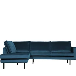 Wohnen Sofas<Samt Polsterecke in Blau - Cumagon