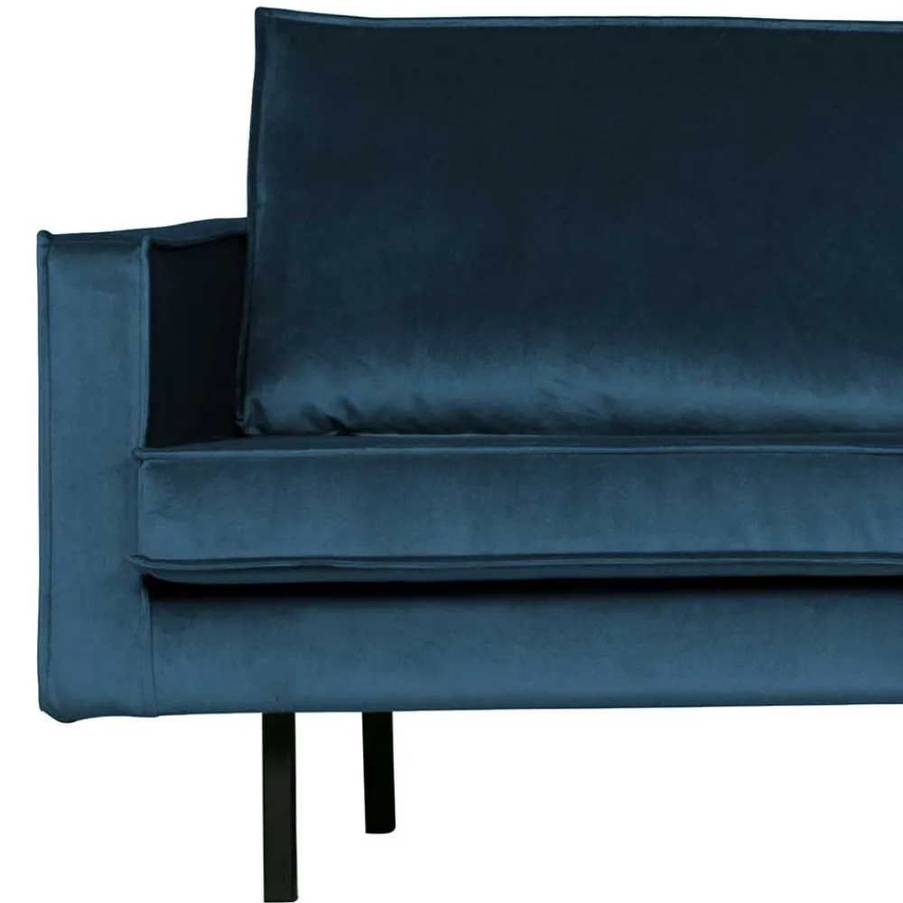 Wohnen Sofas<Samt Polsterecke in Blau - Cumagon