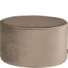 Wohnen Hocker<Samt Polsterhocker im Zylinder Design - Griffina