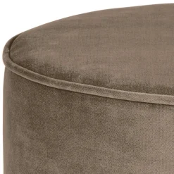 Wohnen Hocker<Samt Polsterhocker im Zylinder Design - Griffina