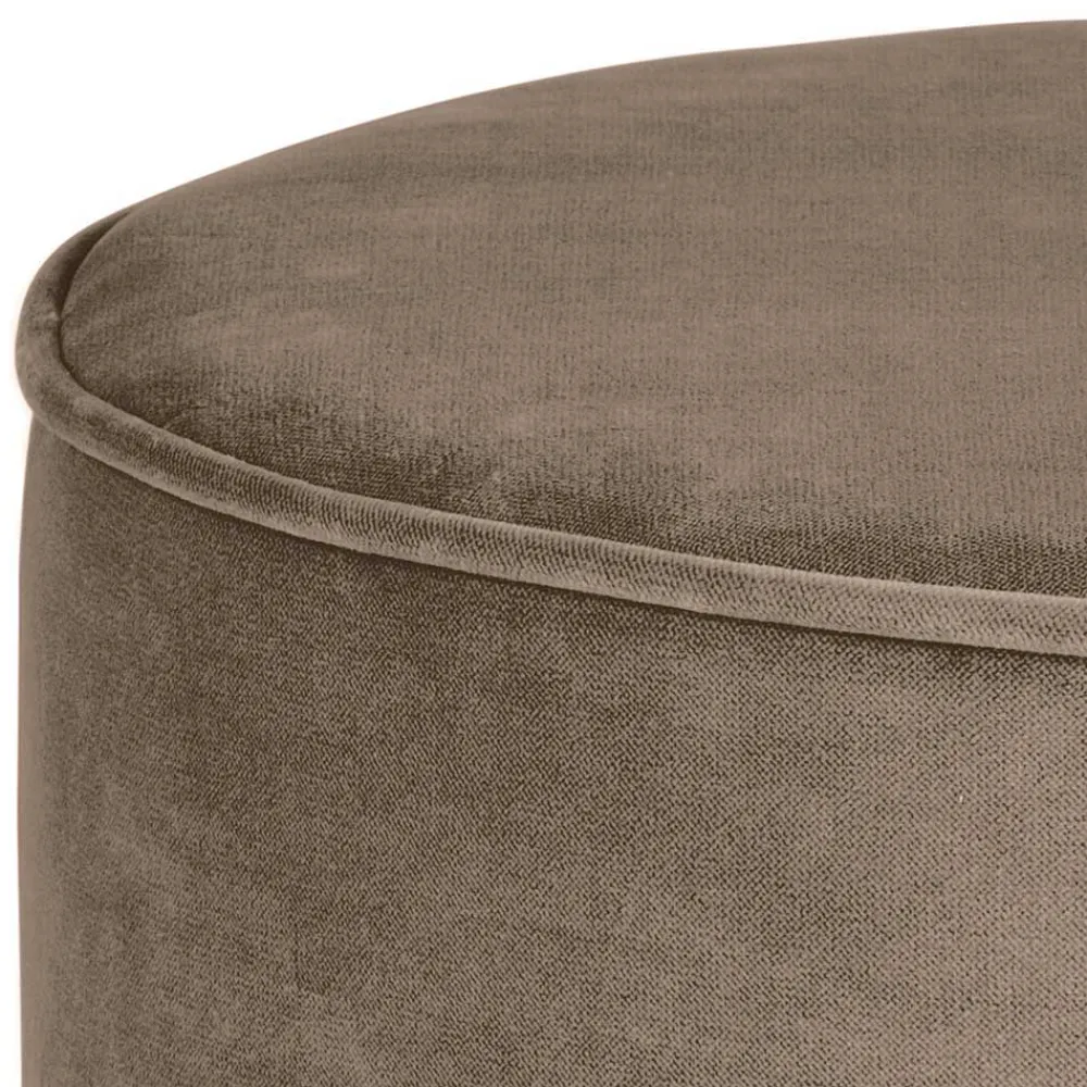 Wohnen Hocker<Samt Polsterhocker im Zylinder Design - Griffina