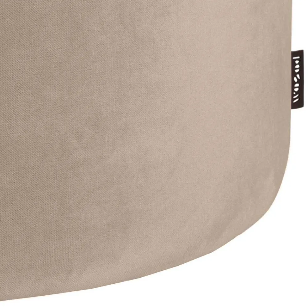 Wohnen Hocker<Samt Polsterhocker im Zylinder Design - Griffina