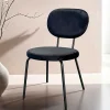 Wohnen Stühle<Samt Polsterstühle in Schwarz - Siao (2er Set)