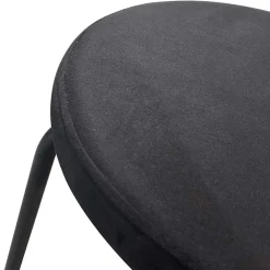 Wohnen Stühle<Samt Polsterstühle in Schwarz - Siao (2er Set)