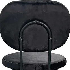 Wohnen Stühle<Samt Polsterstühle in Schwarz - Siao (2er Set)