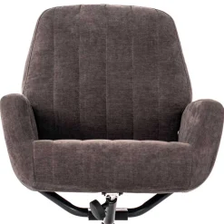 Wohnen Sessel<Samt Retrosessel mit Fußhocker - Gilianoa (zweiteilig)