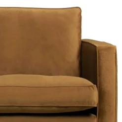 Wohnen Sofas<Samt Retrosofa in Honigfarben - Saguan