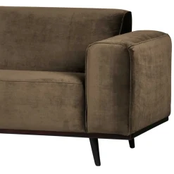 Wohnen Sofas<Samt Sofa Eckgarnitur in Taupe - Matca