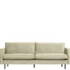 Wohnen Sofas<Samt Wohnzimmercouch in Graugrün - Loona
