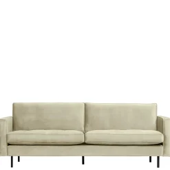 Wohnen Sofas<Samt Wohnzimmercouch in Graugrün - Loona