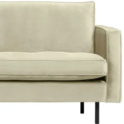 Wohnen Sofas<Samt Wohnzimmercouch in Graugrün - Loona