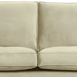 Wohnen Sofas<Samt Wohnzimmercouch in Graugrün - Loona