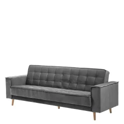 Wohnen Betten|Sofas<Samtvelours Federkerncouch mit Bettfunktion - Vlacoma