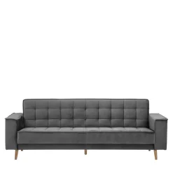 Wohnen Betten|Sofas<Samtvelours Federkerncouch mit Bettfunktion - Vlacoma