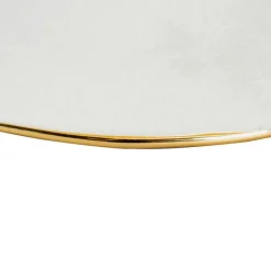 Wohnen Hocker<Samtvelours Hocker in Cremeweiß - Cedrom