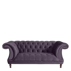 Wohnen Sofas<Samtvelours Sofa in Dunkellila - Valbreda