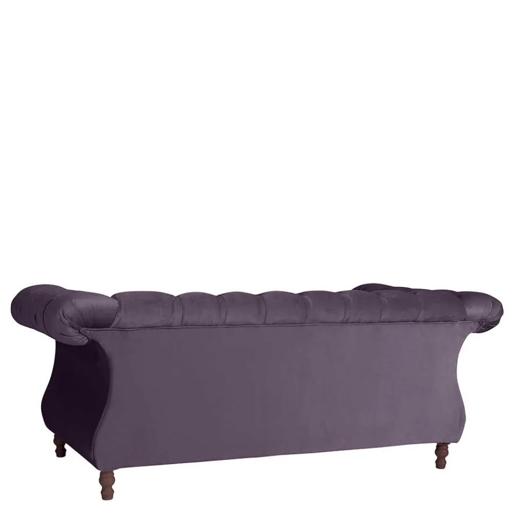 Wohnen Sofas<Samtvelours Sofa in Dunkellila - Valbreda