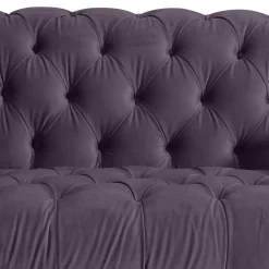 Wohnen Sofas<Samtvelours Sofa in Dunkellila - Valbreda