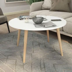 Wohnen Tische<Scandi Chic Couchtisch mit runder Tischplatte - Jeano