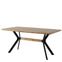 Wohnen Sitzgruppe<Scandi Chic Essgruppe mit Polsterstühlen - Coestra (fünfteilig)