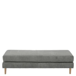 Wohnen Hocker<Scandi Chic Hocker in Anthrazit Cord - Lidio