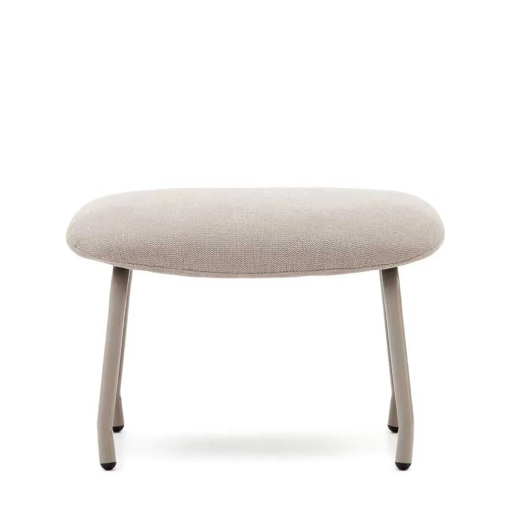 Wohnen Hocker<Scandi Chic Hocker in Beige und Weiß - Bondo