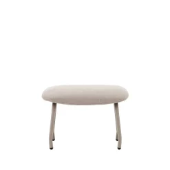 Wohnen Hocker<Scandi Chic Hocker in Beige und Weiß - Bondo
