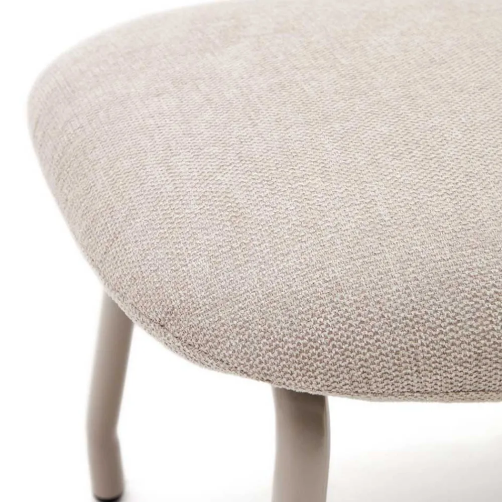 Wohnen Hocker<Scandi Chic Hocker in Beige und Weiß - Bondo