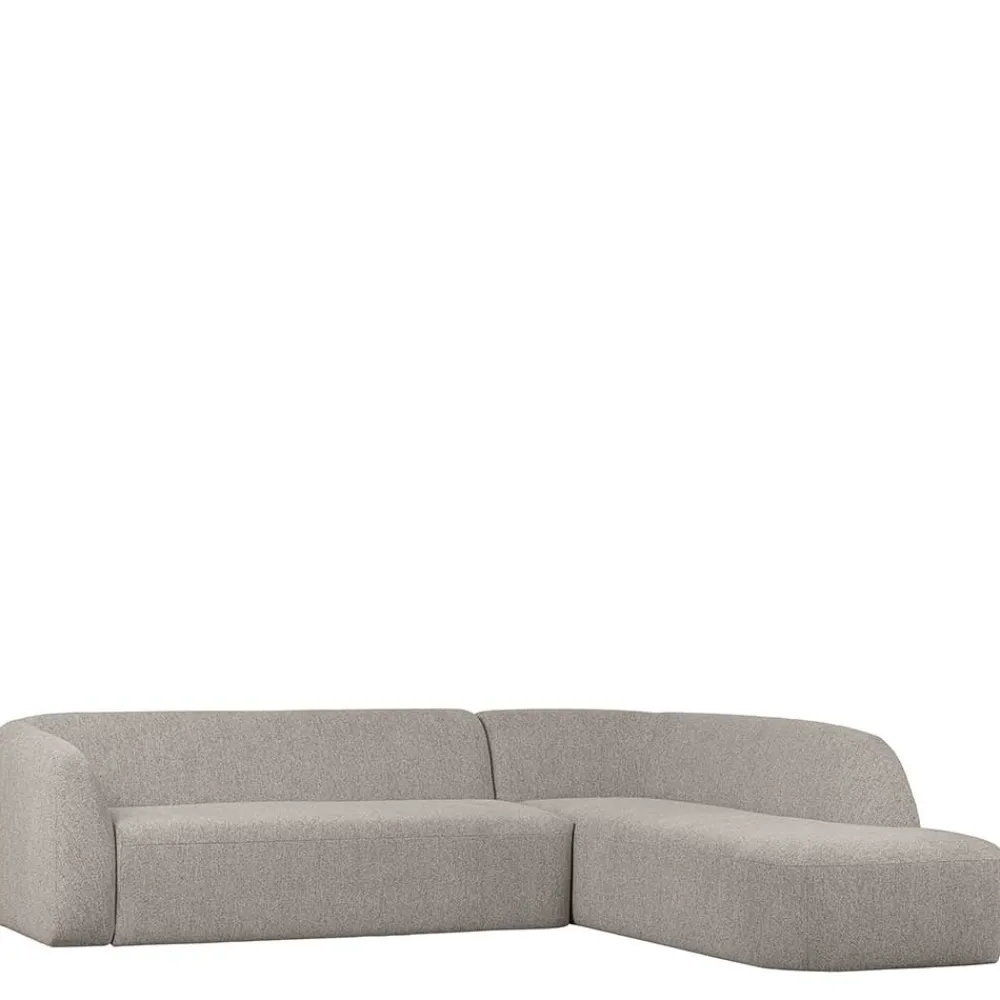 Wohnen Sofas<Scandi Chic Polsterecke in Offwhite Chenille - Utperio