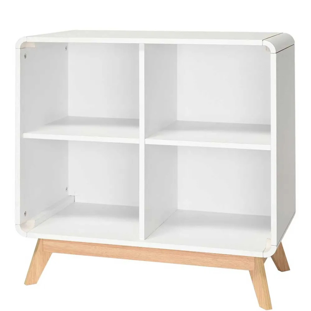 Wohnen Regale<Scandi Chic Regal in Weiß mit Eiche - Kolreva