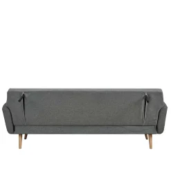 Wohnen Betten<Scandi Chic Schlafcouch in Dunkelgrau & Natur - Giorgio