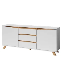 Wohnen Sideboards<Scandi Chic Sideboard in Weiß - Cady