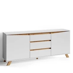 Wohnen Sideboards<Scandi Chic Sideboard in Weiß - Cady