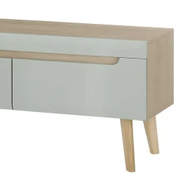 Wohnen Wohnwände<Scandi Chic Wohnzimmermöbel Wohnwand - Armina (vierteilig)