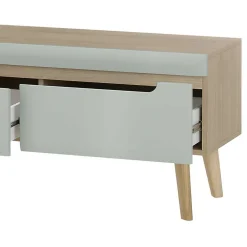 Wohnen Wohnwände<Scandi Chic Wohnzimmermöbel Wohnwand - Armina (vierteilig)