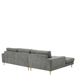 Wohnen Sofas<Scandi Ecksofa in Anthrazit mit Buche - Lidio