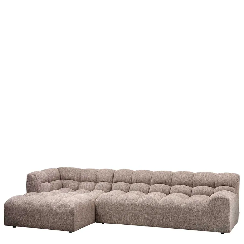 Wohnen Sofas<Scandi Ecksofa in Hellbraun meliert - Niklai