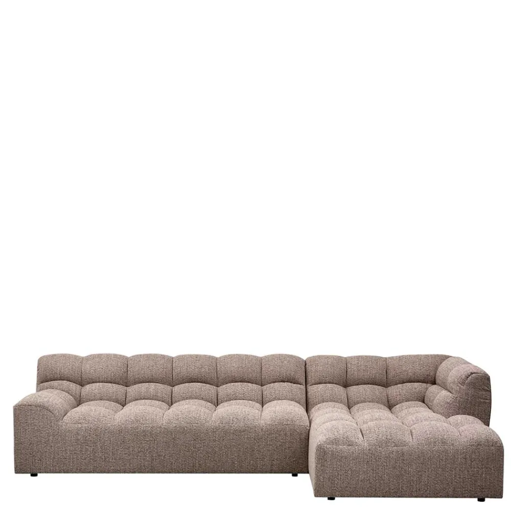 Wohnen Sofas<Scandi Ecksofa in Hellbraun meliert - Niklai