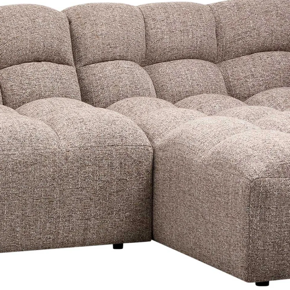 Wohnen Sofas<Scandi Ecksofa in Hellbraun meliert - Niklai